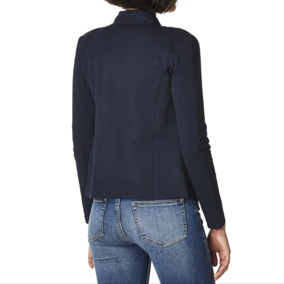 TOMMY HILFIGER Retail $110, Military Band Jacket, Navy, Women's XL, NWT - Picture 3 of 10